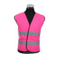 High visibility safety vest pink reflective safety mesh vest